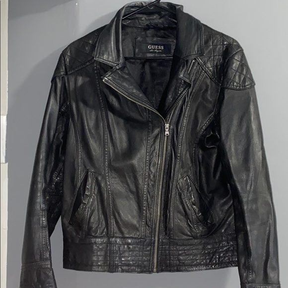Guess Jackets & Blazers - Guess authentic leather jacket
